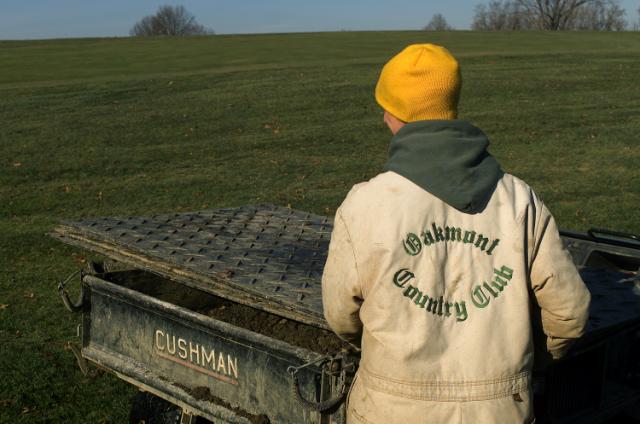 Drogi tymczasowe na polu golfowym
