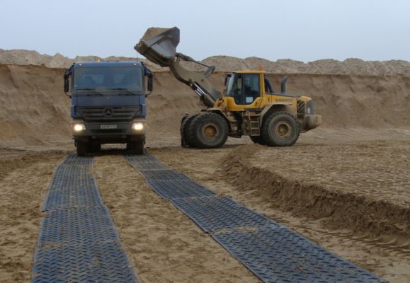 droga tymczasowa na kopalni odkrywkowej