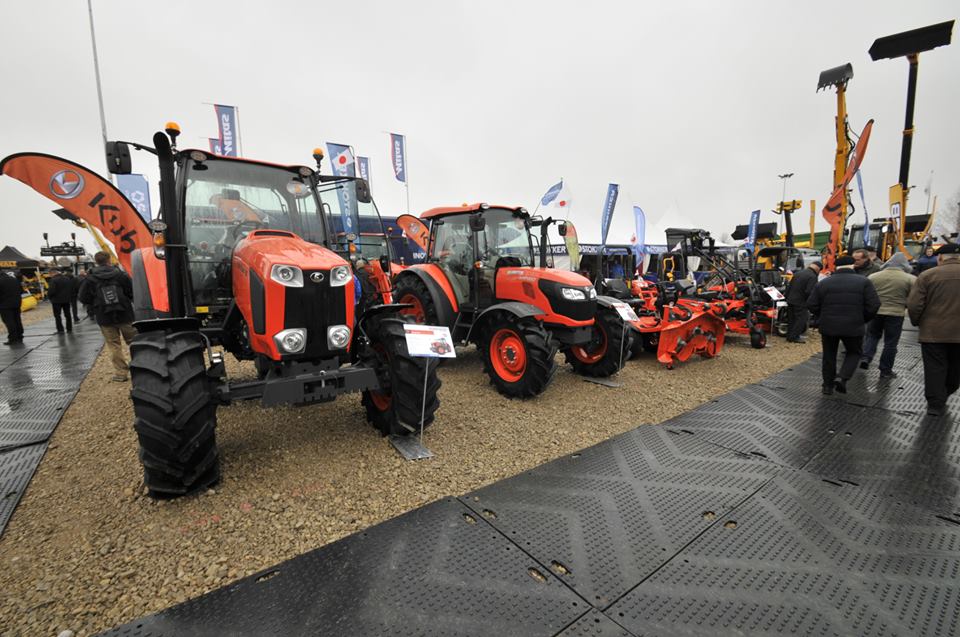 Drogi tymczasowe wykorzystane na terenie wystaw.