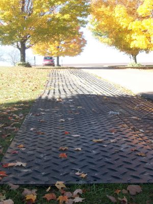 Baltic Roads drogi tymczasowe w parku