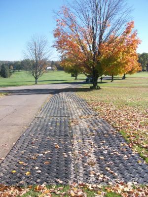 Baltic Roads drogi tymczasowe w parku