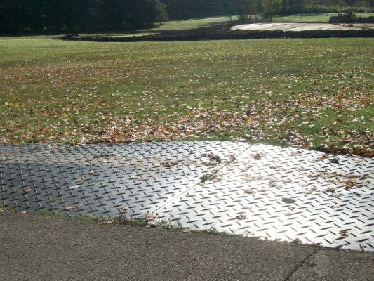 Baltic Roads drogi tymczasowe w parku