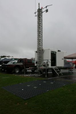 Droga tymczasowa przy budowie domów tymczasowych